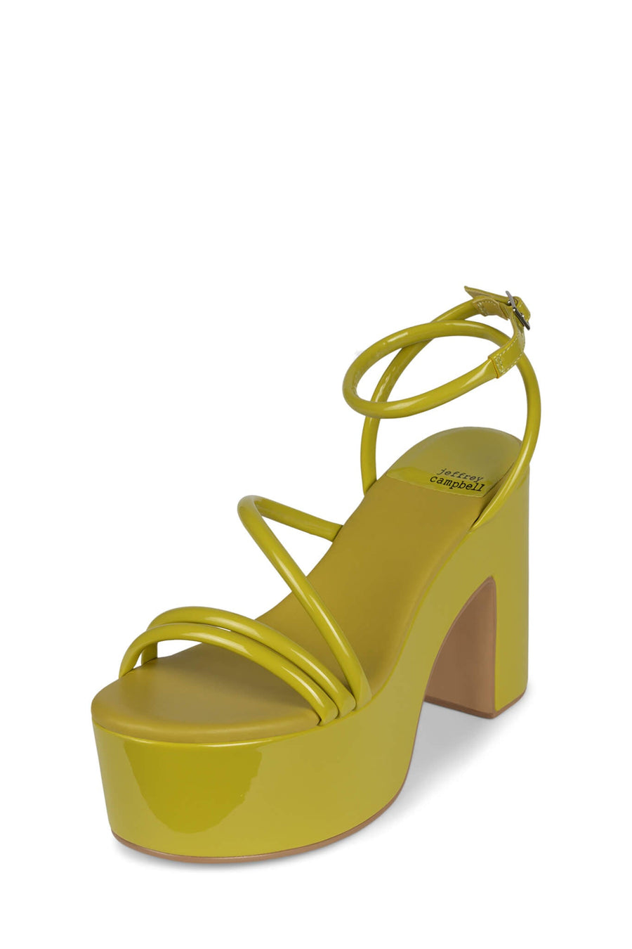 Jeffrey Campbell Mamba in Chartreuse Patent