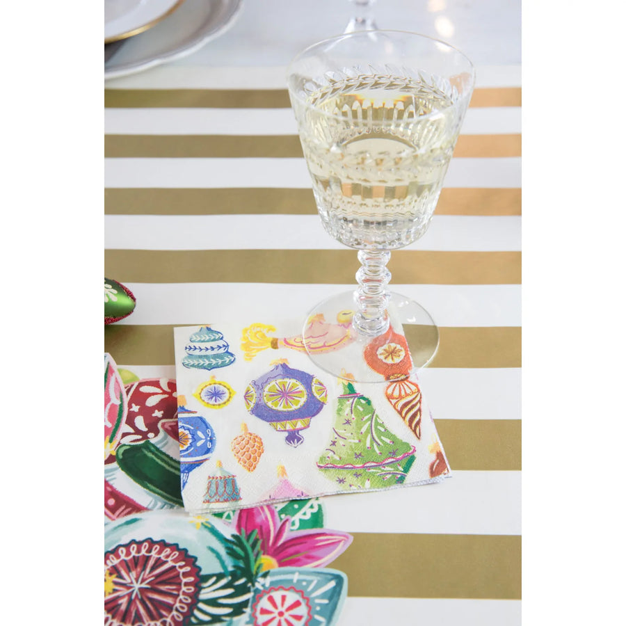 Hester & Cook Ornaments Cocktail Napkins, Set of 20