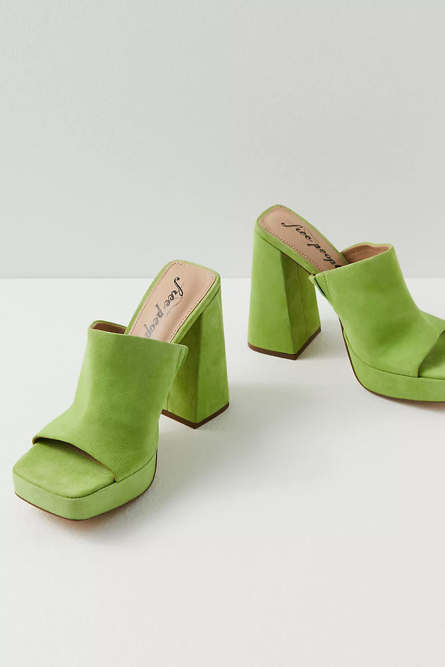 Margo Mules in Green Apple
