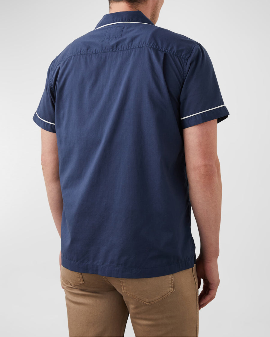 Rails Osbourne Short Sleeve Shirt in Binaural Blue