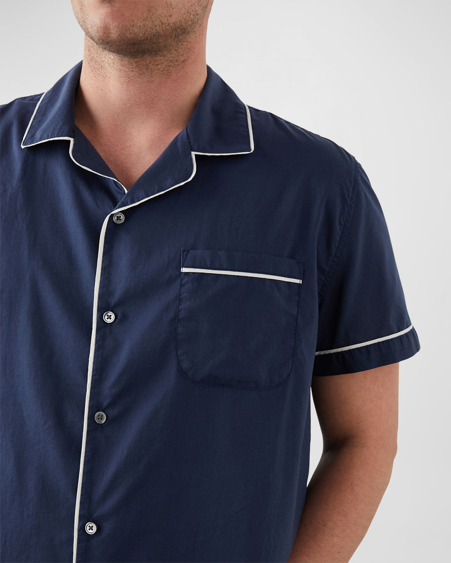 Rails Osbourne Short Sleeve Shirt in Binaural Blue
