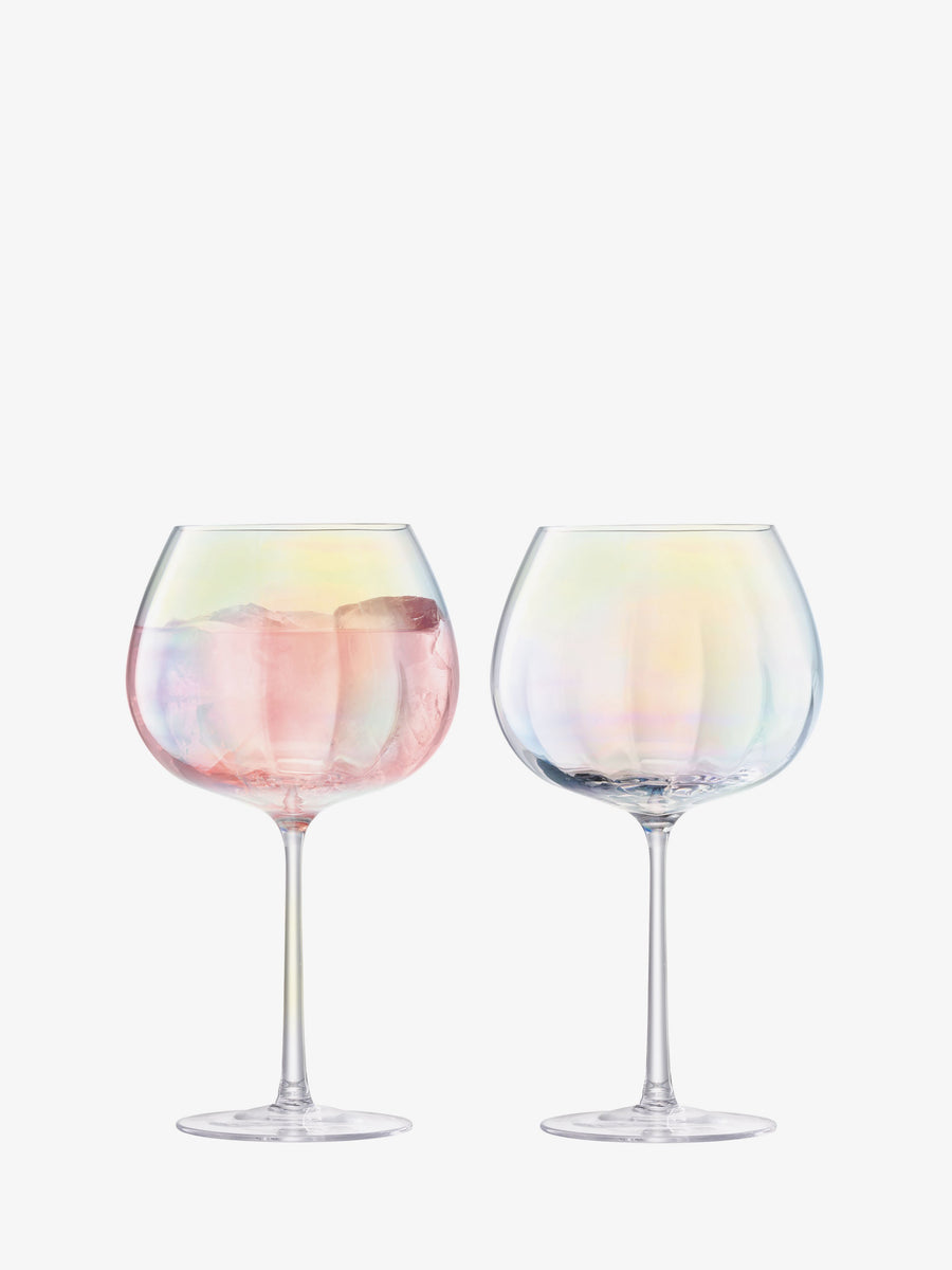 LSA International Pearl Balloon Goblet - Set of 2