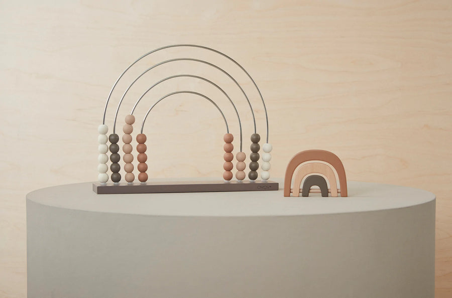 Rainbow Beech Wood Rattle Nature