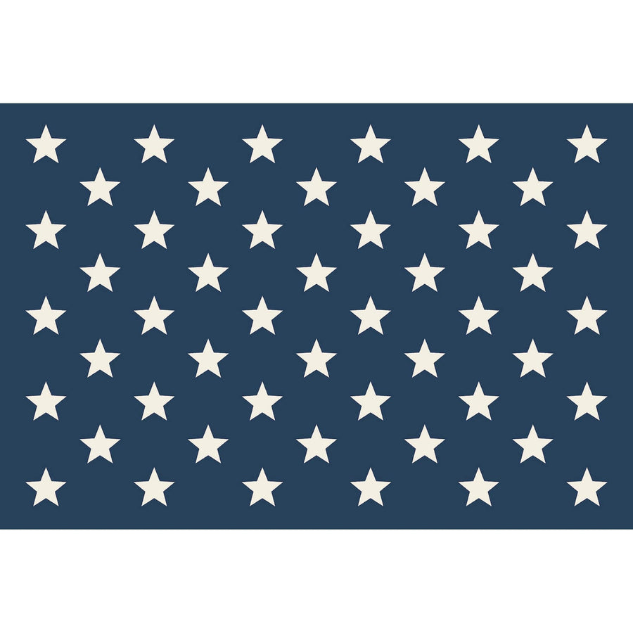 Stars On Blue Placemat - Set of 24