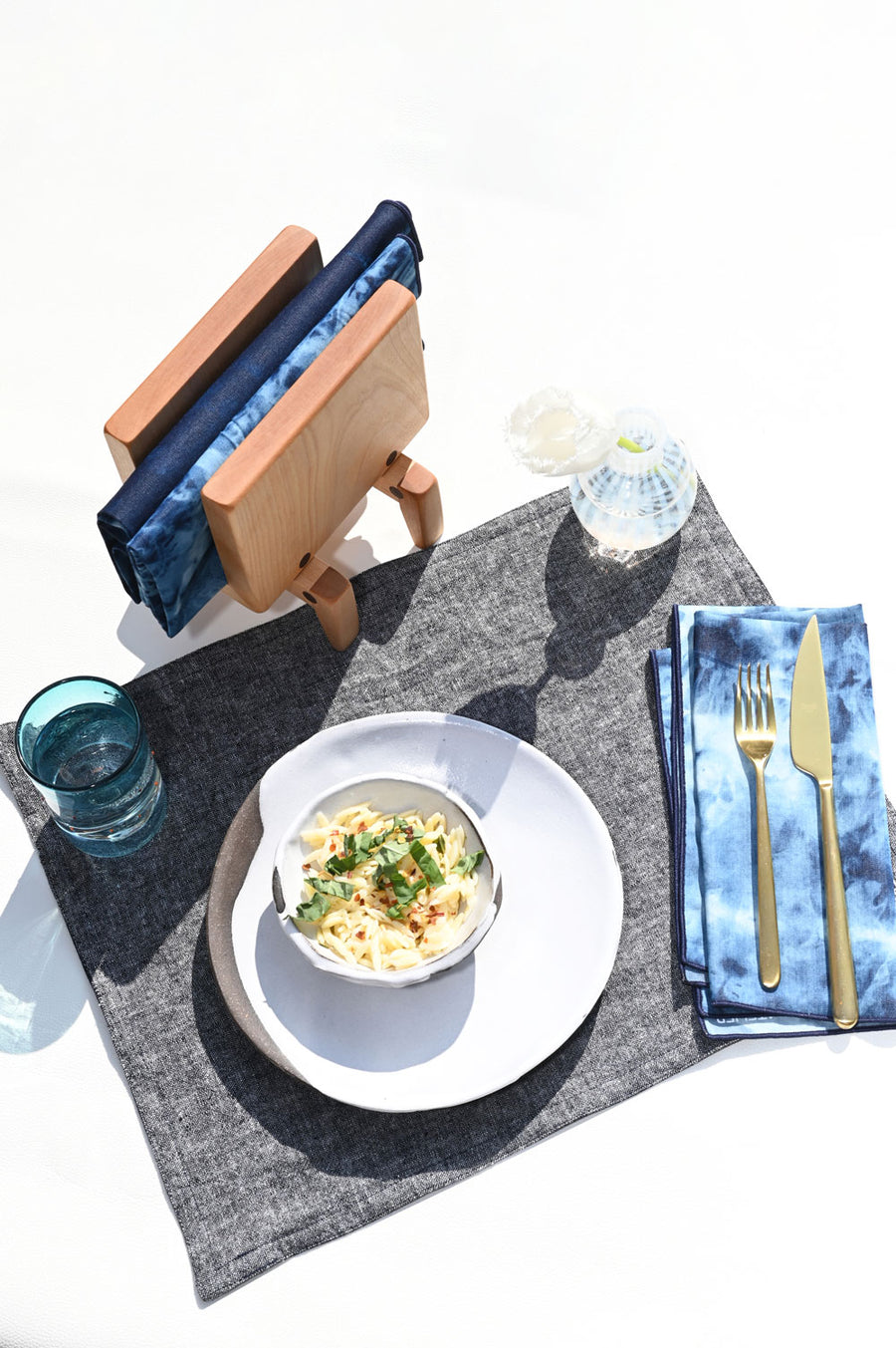 Tie-Dye Denim Linen Napkin, Set of 4