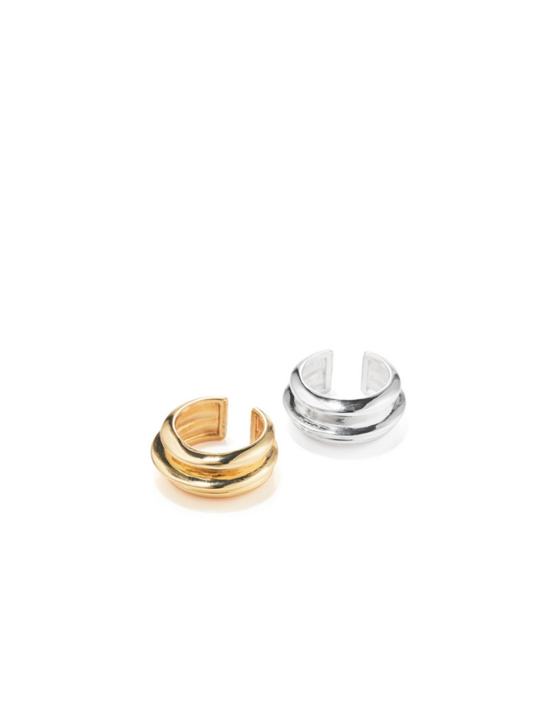 Veda Ear Cuffs in Two Tone
