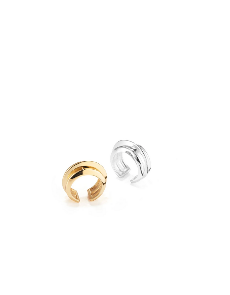 Veda Ear Cuffs in Two Tone