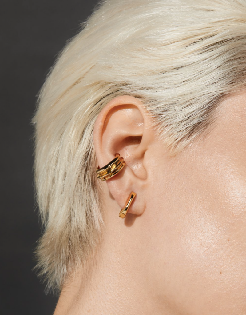 Veda Ear Cuffs in Two Tone