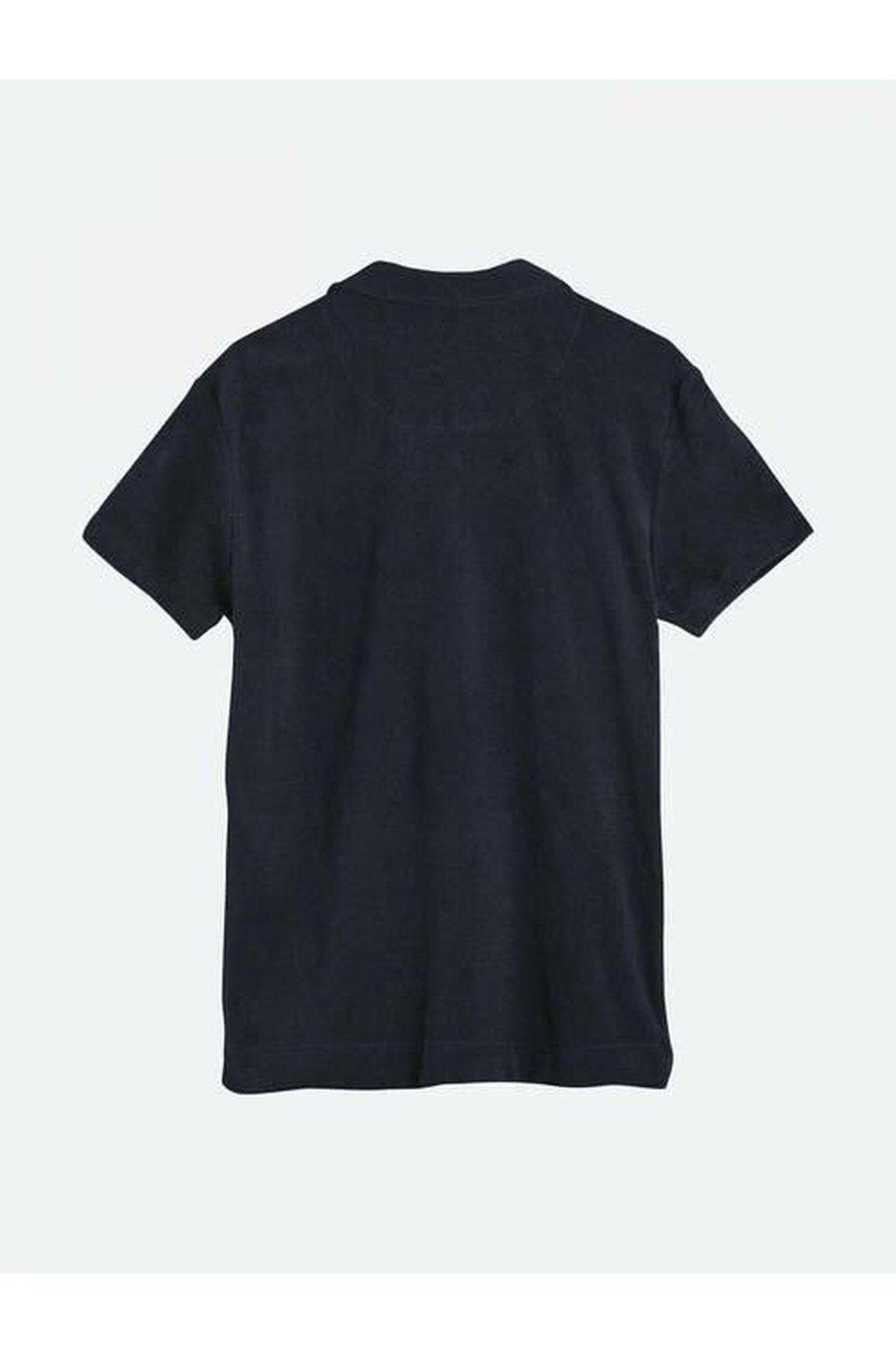 OAS Solid Navy Terry Towel Shirt