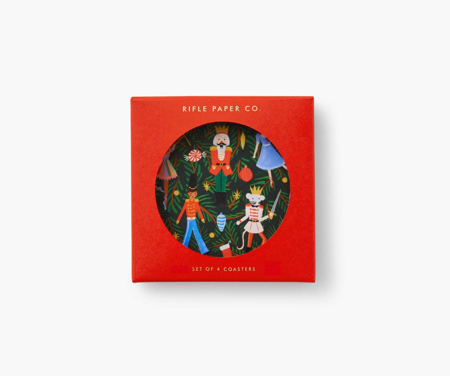 Nutcracker Round Coaster S/4