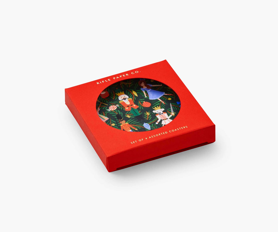 Nutcracker Round Coaster S/4
