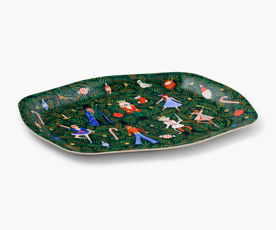 Rifle Paper Co. Evergreen Nutcracker Tray