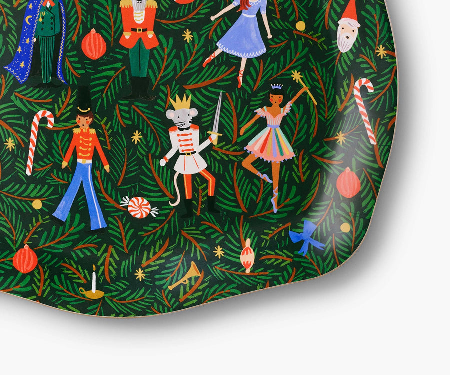 Rifle Paper Co. Evergreen Nutcracker Tray