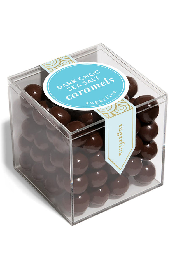 Dark Chocolate Sea Salt Caramels Large Cube