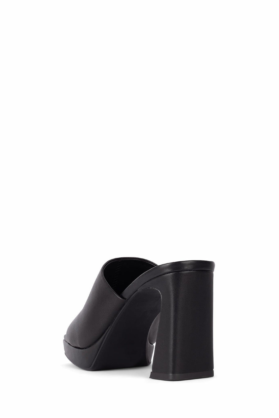 Jeffrey Campbell Caviar Mule in Black Leather