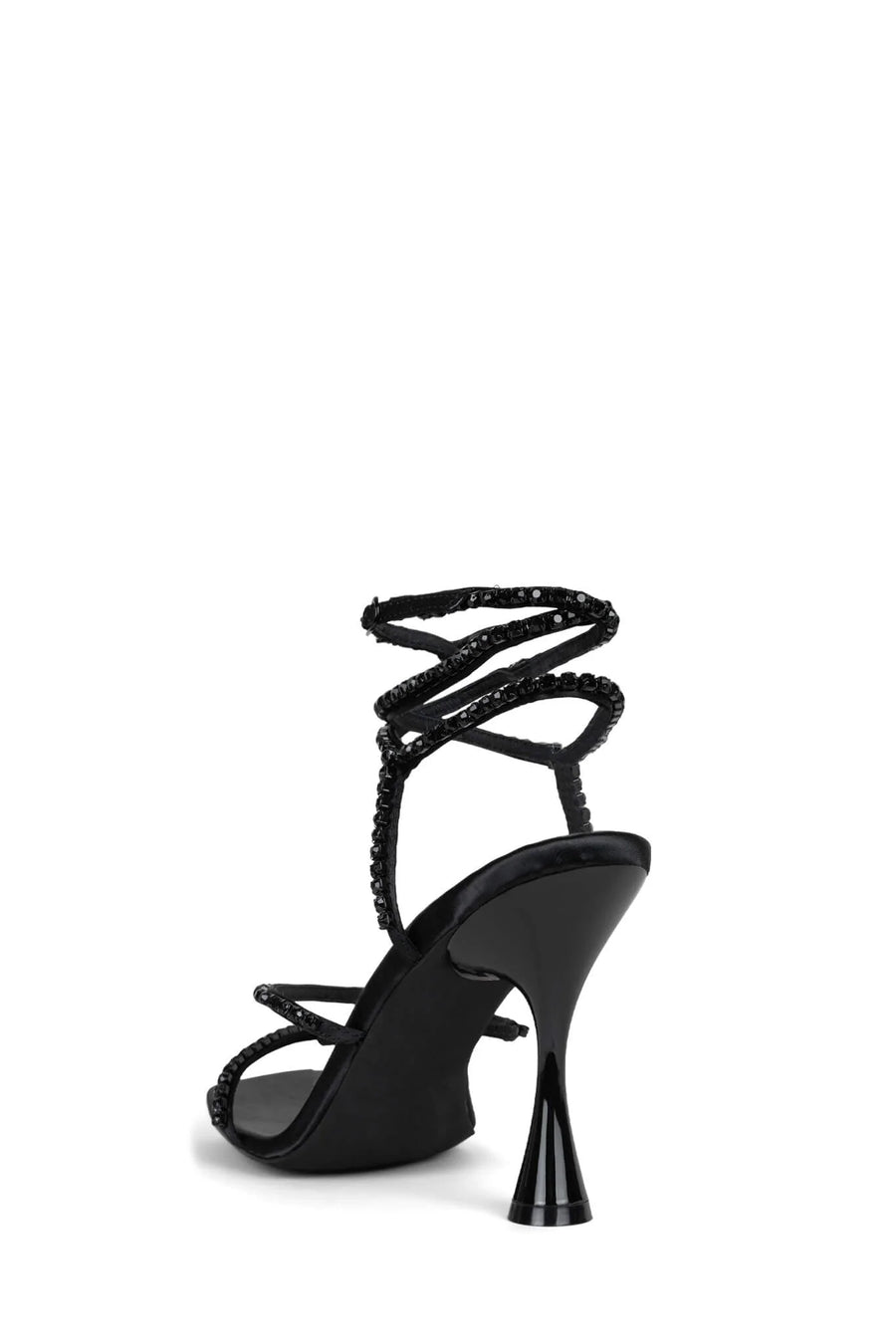 Jeffrey Campbell Glamorous Black Satin Black