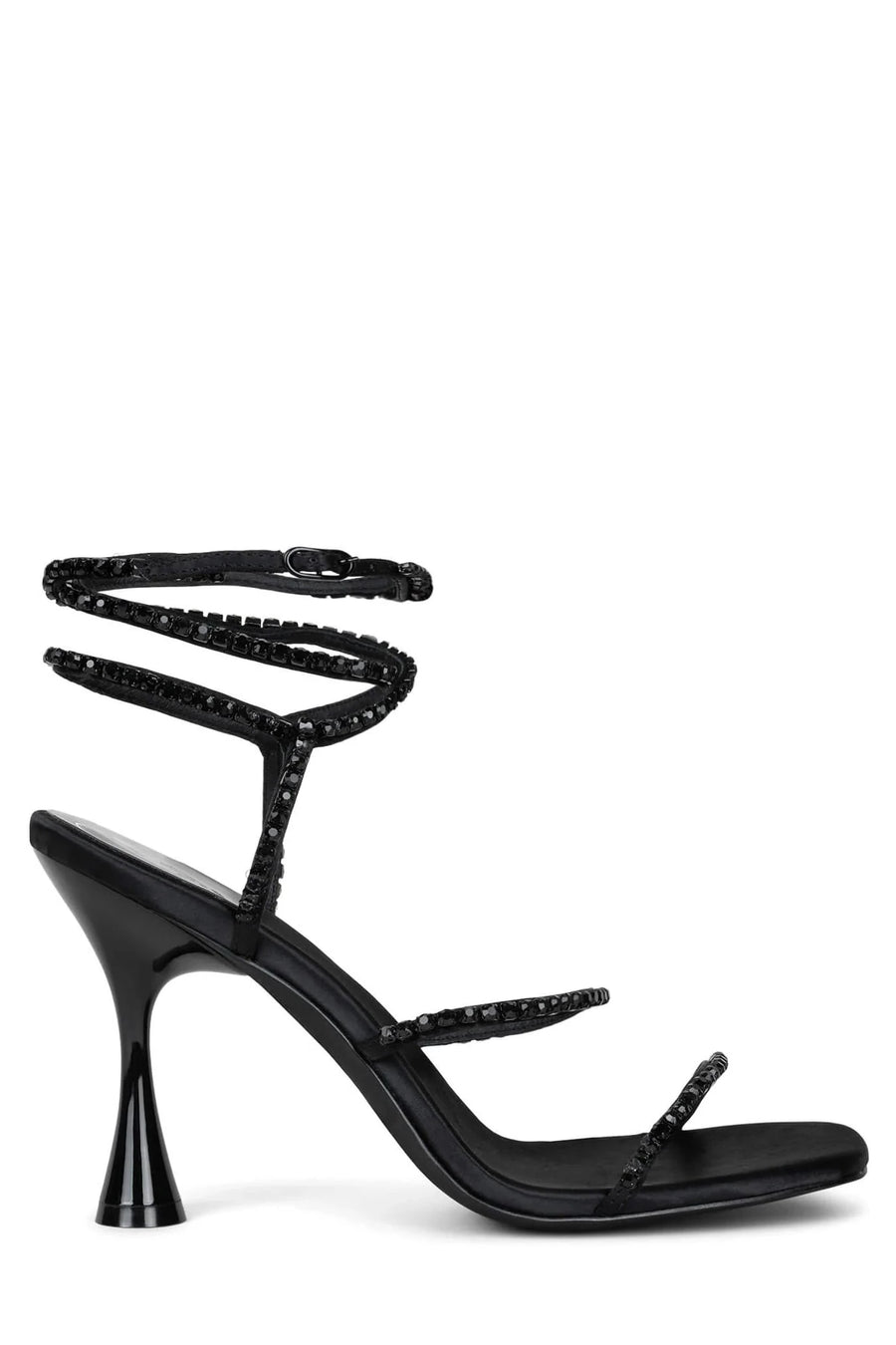 Jeffrey Campbell Glamorous Black Satin Black