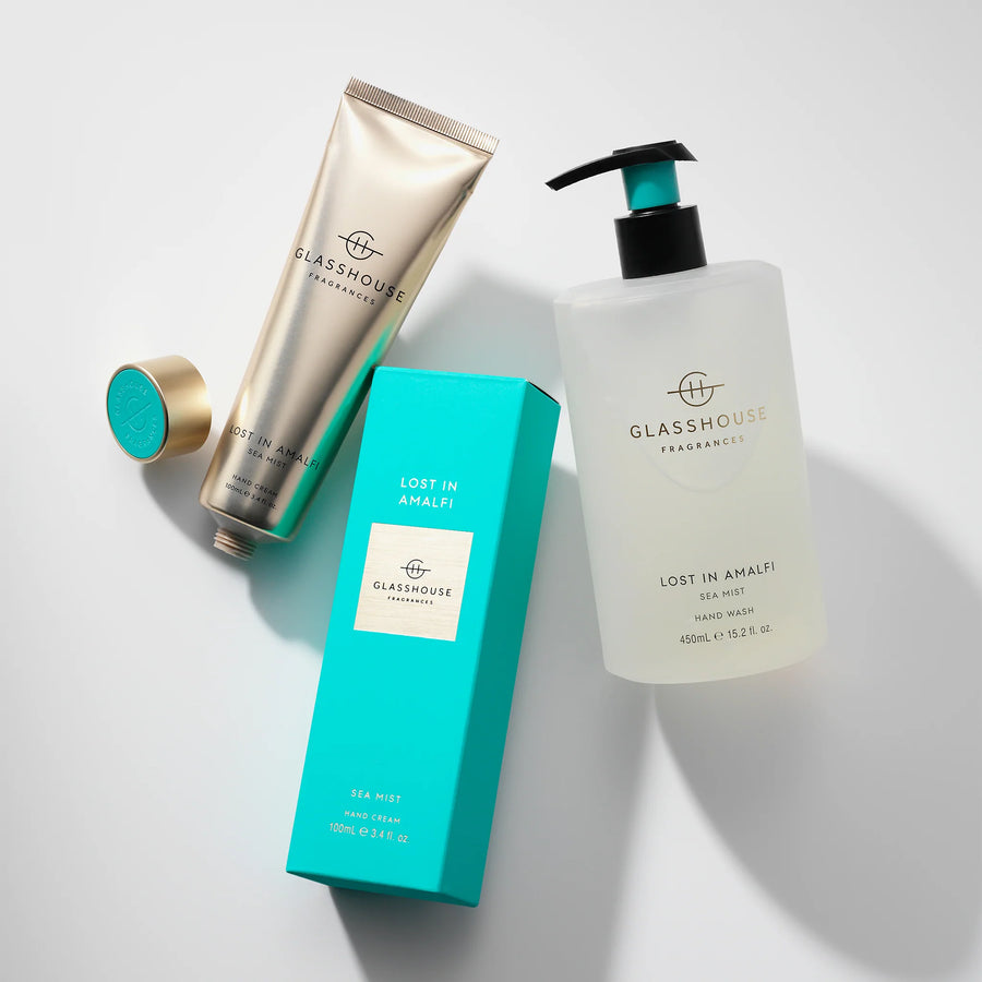 Glasshouse Lost In Amalfi Sea Mist Hand Wash Duo Gift Set