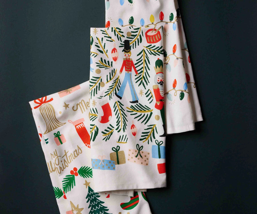 Deck The Halls Tea Towel