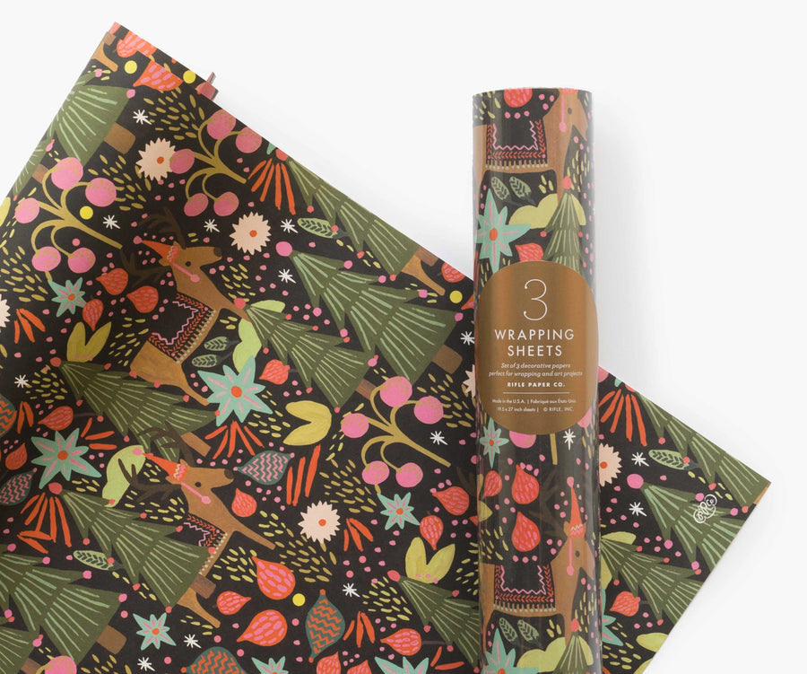 Rifle Paper Co. Feliz Navidad Wrapping Sheets