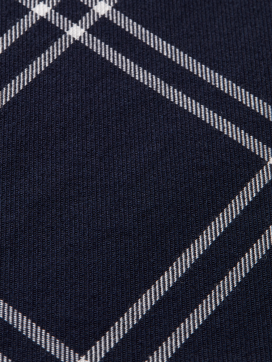 Scotch & Soda Regular Fit Checked Twill Shirt in Navy