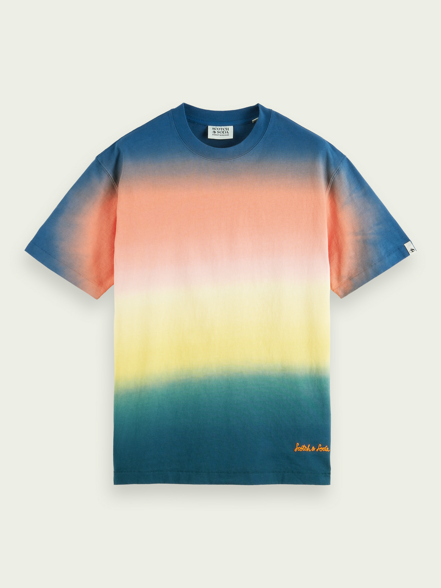 Scotch & Soda Dip-Dye Jersey Tee, Multi