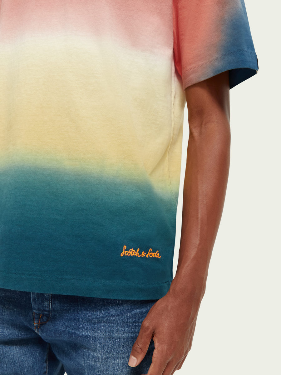 Scotch & Soda Dip-Dye Jersey Tee, Multi